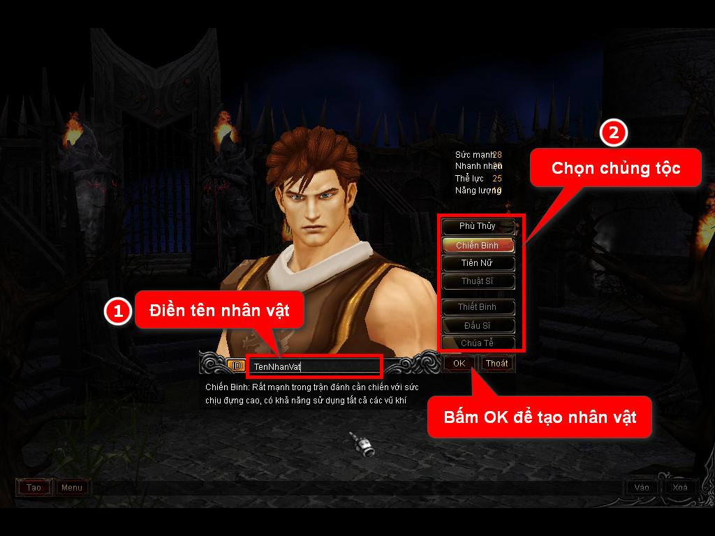 Chức năng chính của Game MU Đại Long